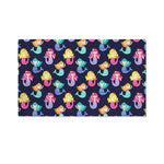 Colorful Mermaid Pattern Print Polyester Flag