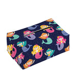 Colorful Mermaid Pattern Print Rectangle Tissue Box Cover