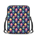 Colorful Mermaid Pattern Print Rectangular Crossbody Bag