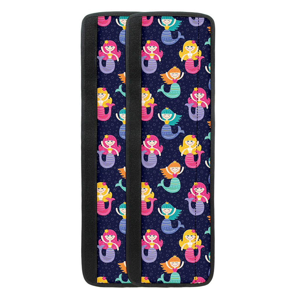 Colorful Mermaid Pattern Print Refrigerator Handle Covers