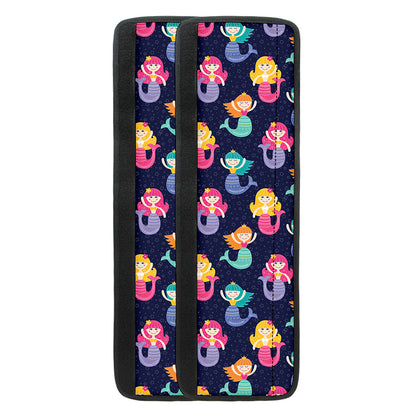 Colorful Mermaid Pattern Print Refrigerator Handle Covers