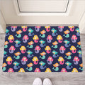 Colorful Mermaid Pattern Print Rubber Doormat