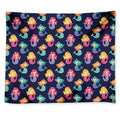 Colorful Mermaid Pattern Print Tapestry
