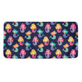 Colorful Mermaid Pattern Print Towel