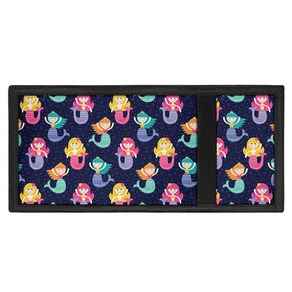 Colorful Mermaid Pattern Print Trifold Wallet