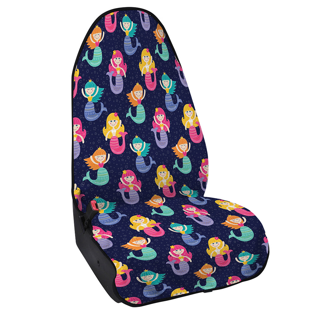 Colorful Mermaid Pattern Print Waterproof Car Seat Cover