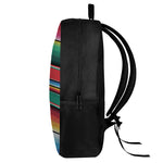Colorful Mexican Blanket Pattern Print 17 Inch Backpack