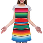 Colorful Mexican Blanket Pattern Print Adjustable Apron