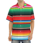 Colorful Mexican Blanket Pattern Print Aloha Shirt