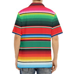Colorful Mexican Blanket Pattern Print Aloha Shirt