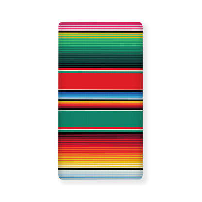 Colorful Mexican Blanket Pattern Print Baby Crib Sheet