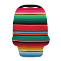 Colorful Mexican Blanket Pattern Print Baby Seat Cover