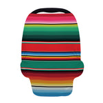 Colorful Mexican Blanket Pattern Print Baby Seat Cover