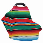 Colorful Mexican Blanket Pattern Print Baby Seat Cover
