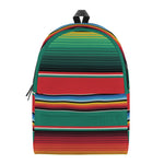 Colorful Mexican Blanket Pattern Print Backpack
