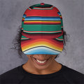Colorful Mexican Blanket Pattern Print Baseball Cap