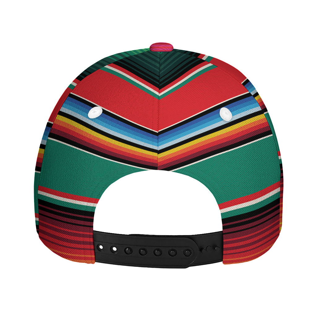 Colorful Mexican Blanket Pattern Print Baseball Cap