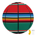 Colorful Mexican Blanket Pattern Print Basketball