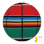 Colorful Mexican Blanket Pattern Print Basketball