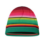 Colorful Mexican Blanket Pattern Print Beanie