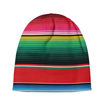 Colorful Mexican Blanket Pattern Print Beanie