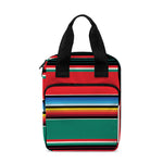 Colorful Mexican Blanket Pattern Print Bible Tote Bag