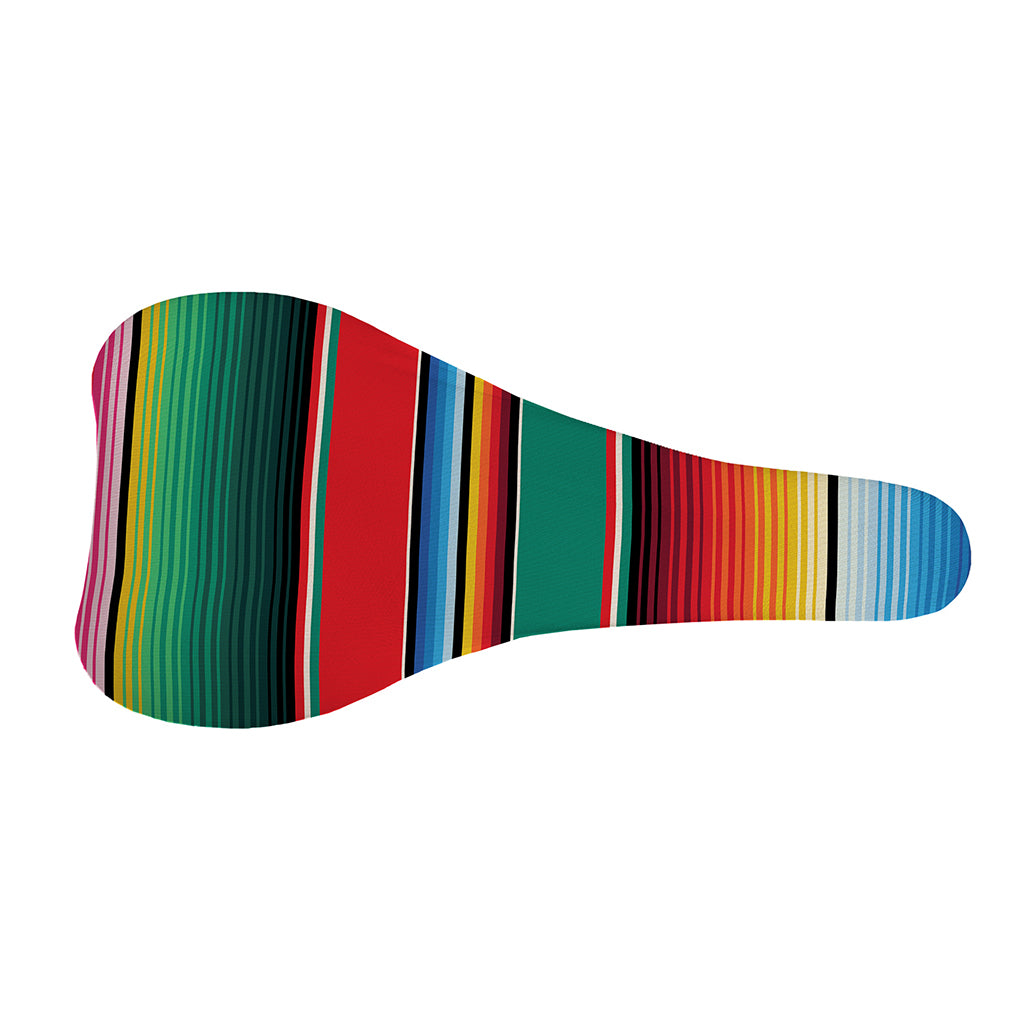 Colorful Mexican Blanket Pattern Print Bicycle Seat Cover