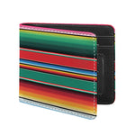 Colorful Mexican Blanket Pattern Print Bifold Wallet