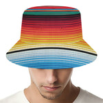 Colorful Mexican Blanket Pattern Print Bucket Hat