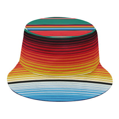 Colorful Mexican Blanket Pattern Print Bucket Hat