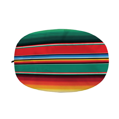 Colorful Mexican Blanket Pattern Print Car Side Mirror Covers