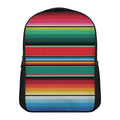 Colorful Mexican Blanket Pattern Print Casual Backpack