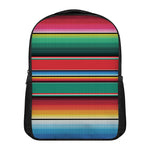 Colorful Mexican Blanket Pattern Print Casual Backpack