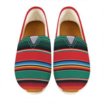 Colorful Mexican Blanket Pattern Print Casual Shoes