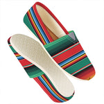 Colorful Mexican Blanket Pattern Print Casual Shoes