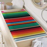 Colorful Mexican Blanket Pattern Print Changing Pad Cover