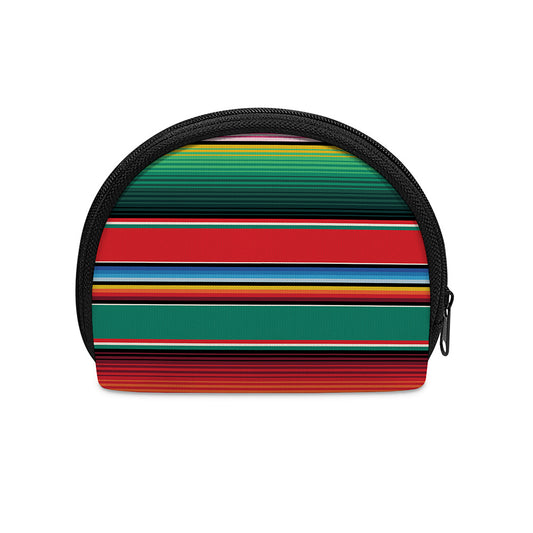 Colorful Mexican Blanket Pattern Print Coin Purse