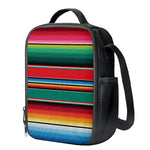 Colorful Mexican Blanket Pattern Print Crossbody Lunch Bag