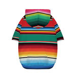 Colorful Mexican Blanket Pattern Print Dog Zip Up Hoodie