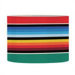 Colorful Mexican Blanket Pattern Print Drum Lamp Shade