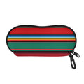 Colorful Mexican Blanket Pattern Print Glasses Case