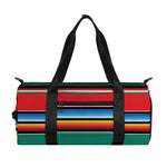 Colorful Mexican Blanket Pattern Print Gym Bag