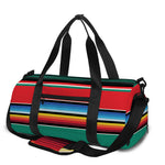 Colorful Mexican Blanket Pattern Print Gym Bag