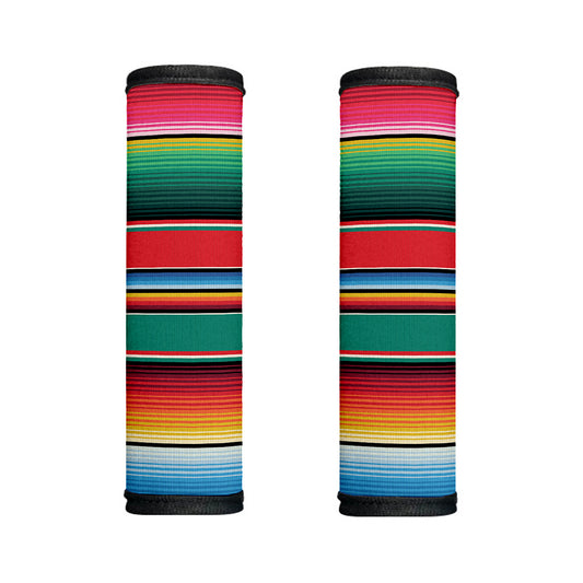 Colorful Mexican Blanket Pattern Print Handle Covers