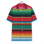 Colorful Mexican Blanket Pattern Print Hawaiian Shirt