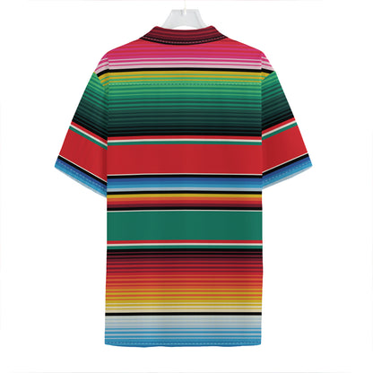 Colorful Mexican Blanket Pattern Print Hawaiian Shirt