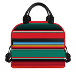 Colorful Mexican Blanket Pattern Print Insulated Lunch Bag