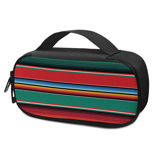 Colorful Mexican Blanket Pattern Print Insulin Cooler Travel Case