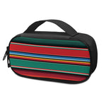 Colorful Mexican Blanket Pattern Print Insulin Cooler Travel Case