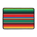 Colorful Mexican Blanket Pattern Print Kitchen Mat